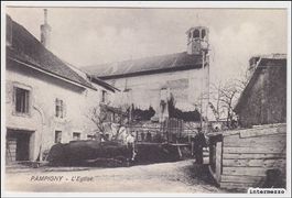 Pampigny VD // Eglise Kirche // Dorf