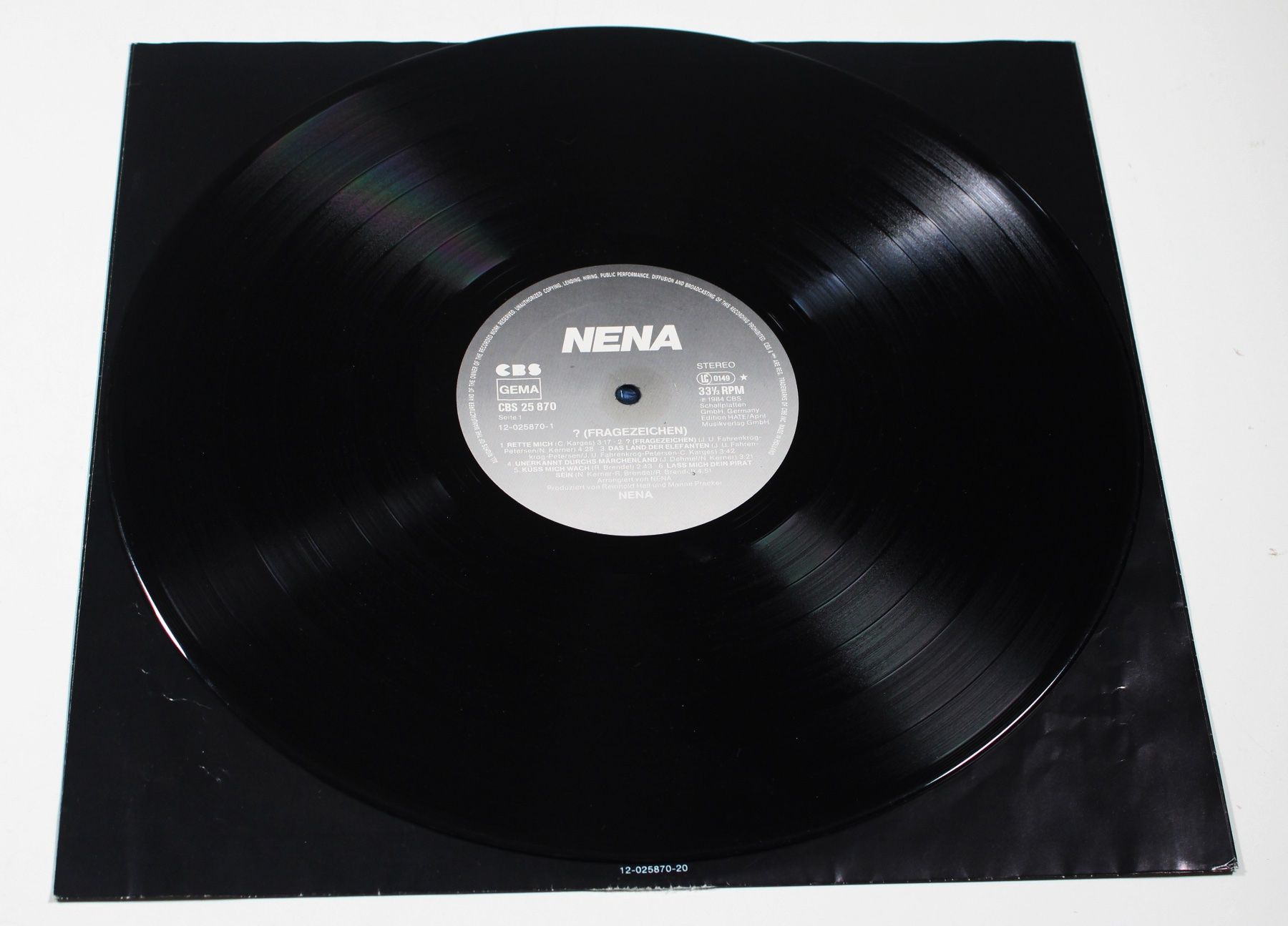 Dischi in vinile: Vinyl LP NENA - ? FRAGEZEICHEN 1984 – Usato da Brüttisellen venduto da Collector-Corner 2