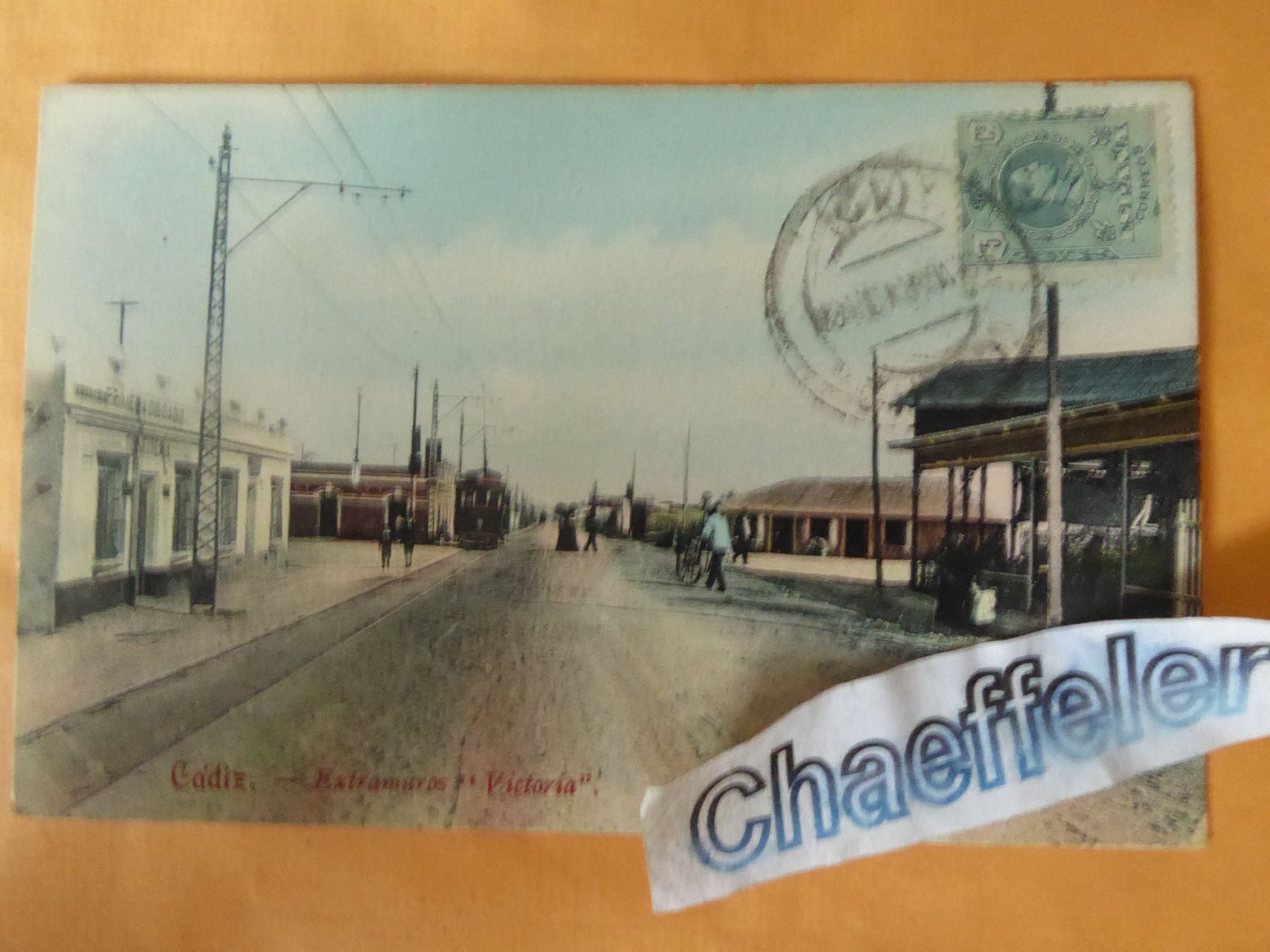 Cartoline postali: Cadiz. - Extramuros " Victoria " – Usato da Zürich venduto da Chaeffeler