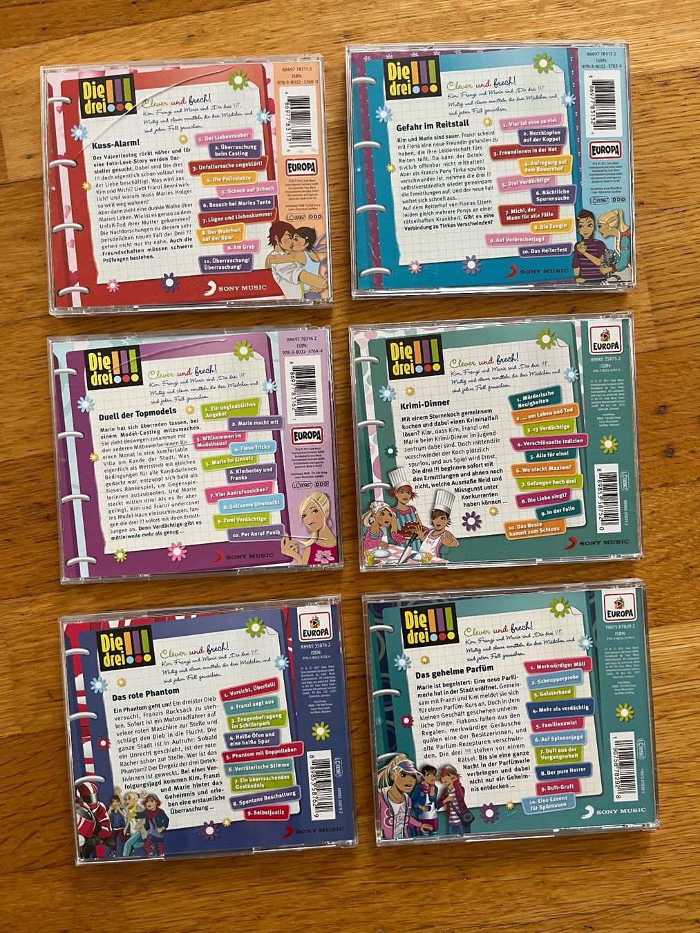 CD: Die drei !!! Detektiv-CDs, 6 Stk. – Usato da Kreuzlingen venduto da zwergli05 1
