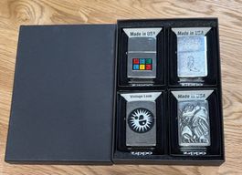ZIPPO SAMMLER SET 4-FEUERZEUGE