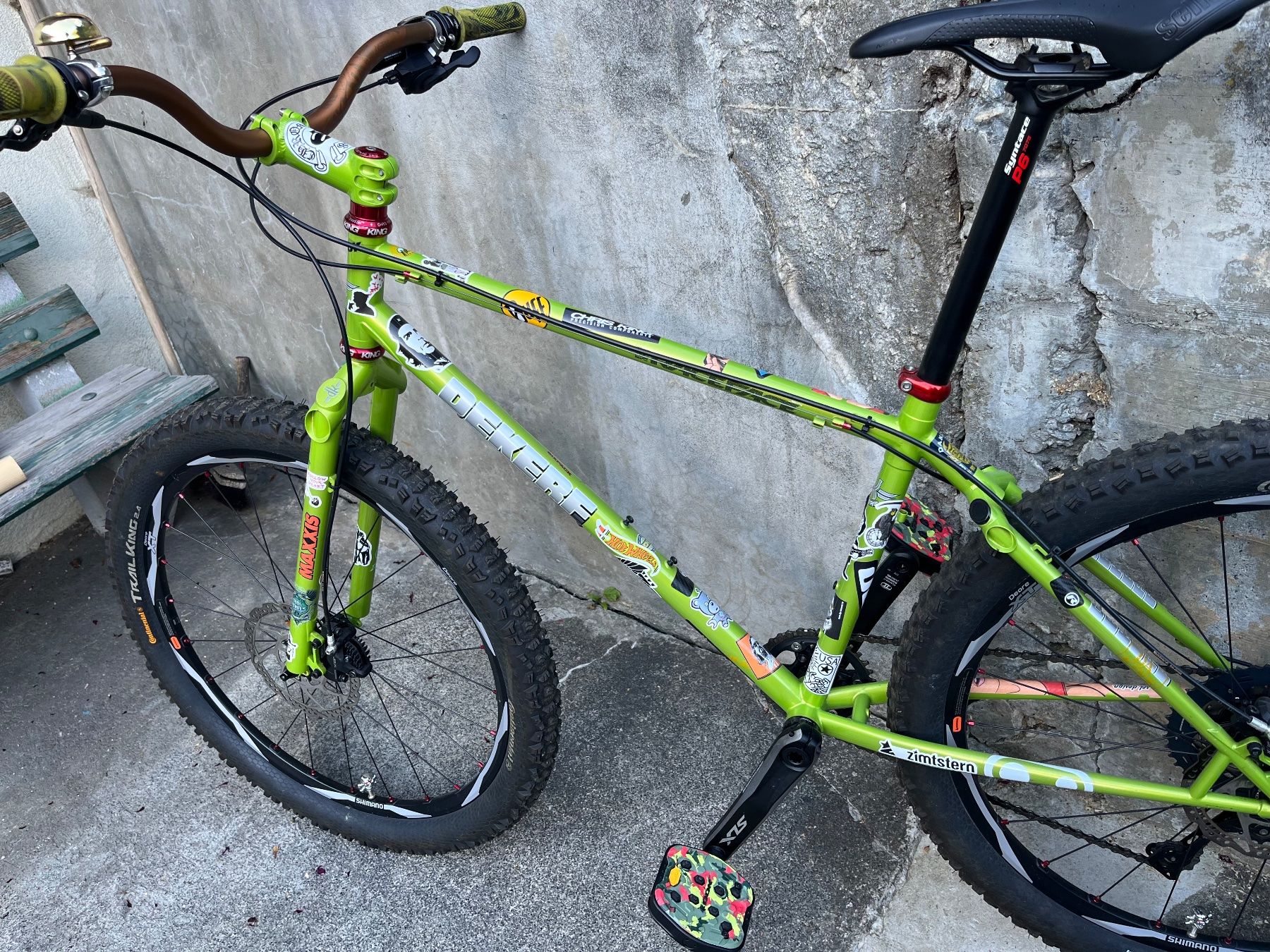 Biciclette: Stahlrahmen Velo MTB Kult Handmade – Usato da St. Niklaus VS venduto da wildholzmann 1