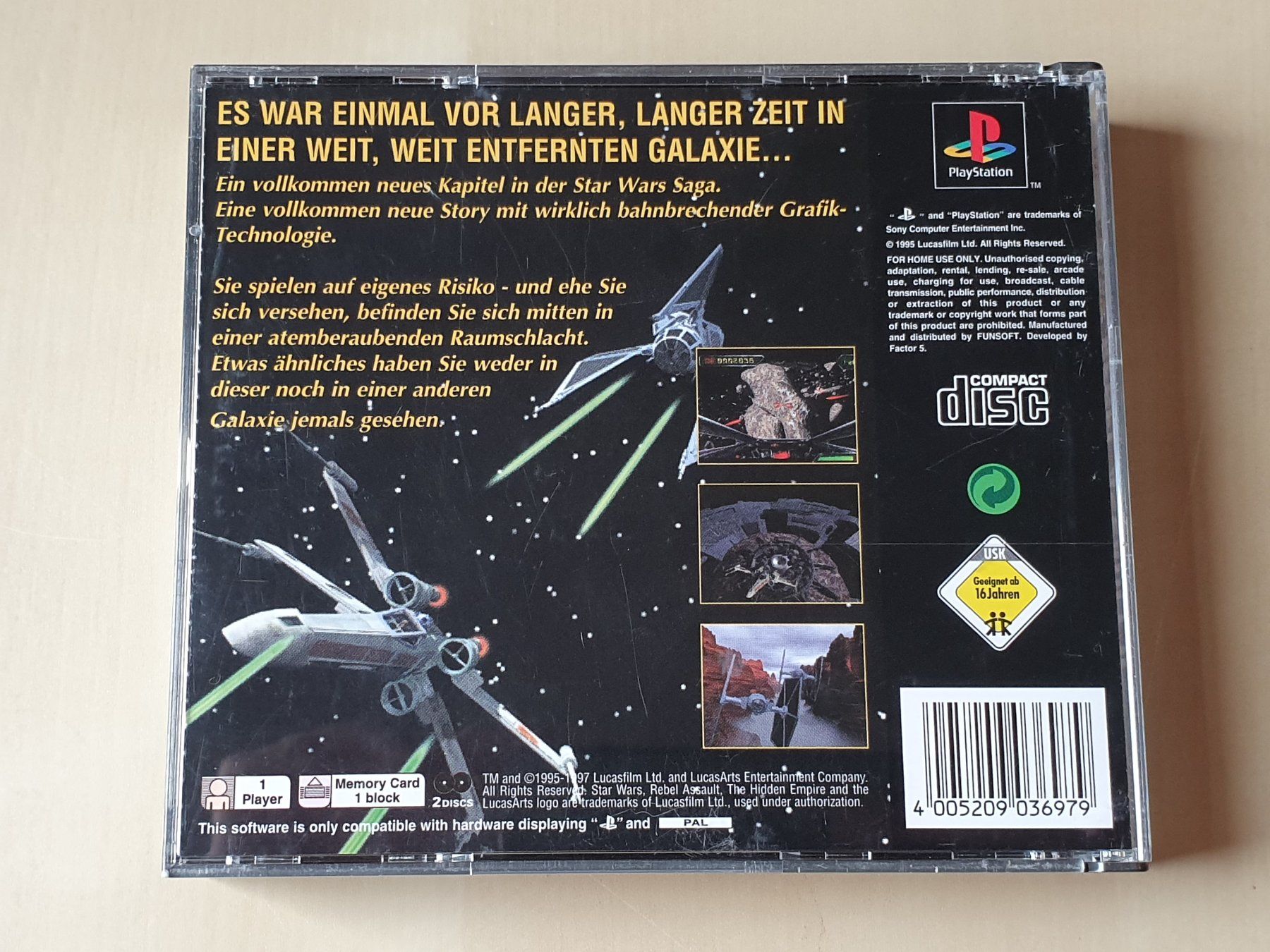 Sony Spiele: Star Wars Rebel Assault II – Gebraucht aus Stansstad von collectorsshop 1