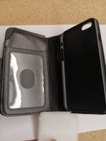 iPhone 6/6s Flip Case Handyhülle Schwarz Kartenfach