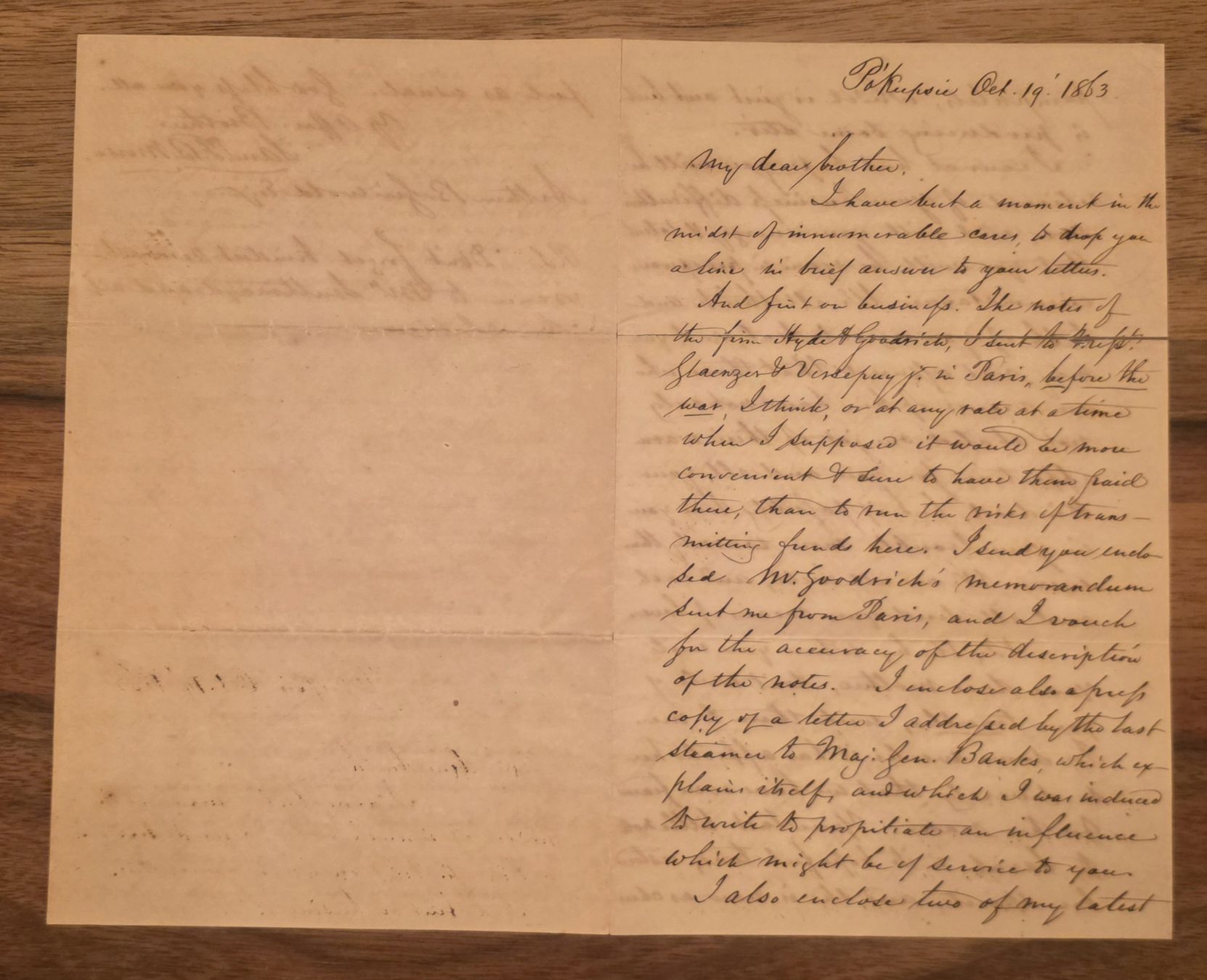 Autogramme: Samuel B. Morse Brief mit Couvert von 1863 – Neu (gemäss Beschreibung) aus Feldbach von gardenmagic 1