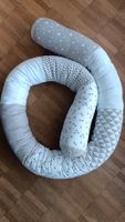 La-Lou Babyschlange/Bettumrandung, beige/weiss