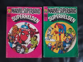 2 x Williams Marvel Comics  Sammelbänder