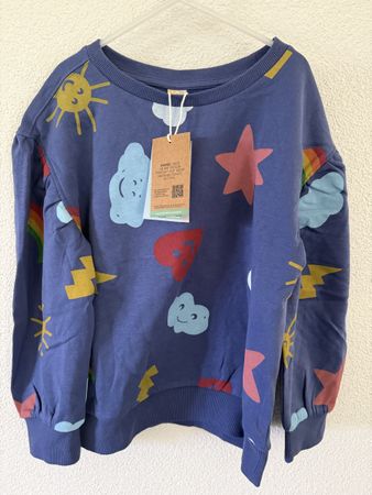 NEU Tchibo Bio Baumwolle Kinder Sweatshirt, Gr. 134/140 Top!