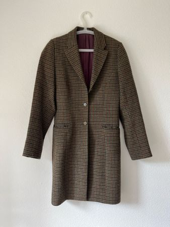Elegante Handgewobene Damen Tweed Jacke