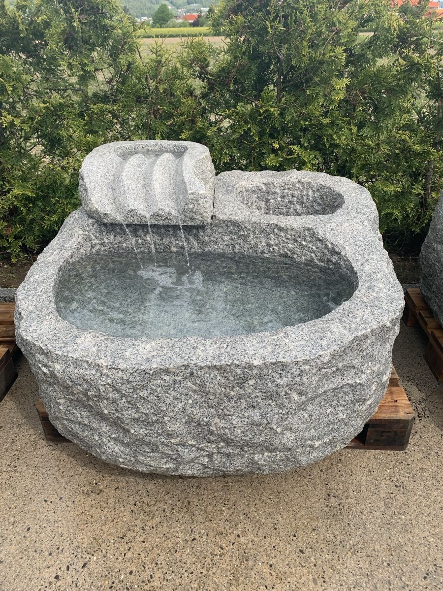 Stagni & Fontane ornamentali: Brunnen  Natursteinbrunnen - Granit – Usato da Kleindöttingen venduto da rennhard67
