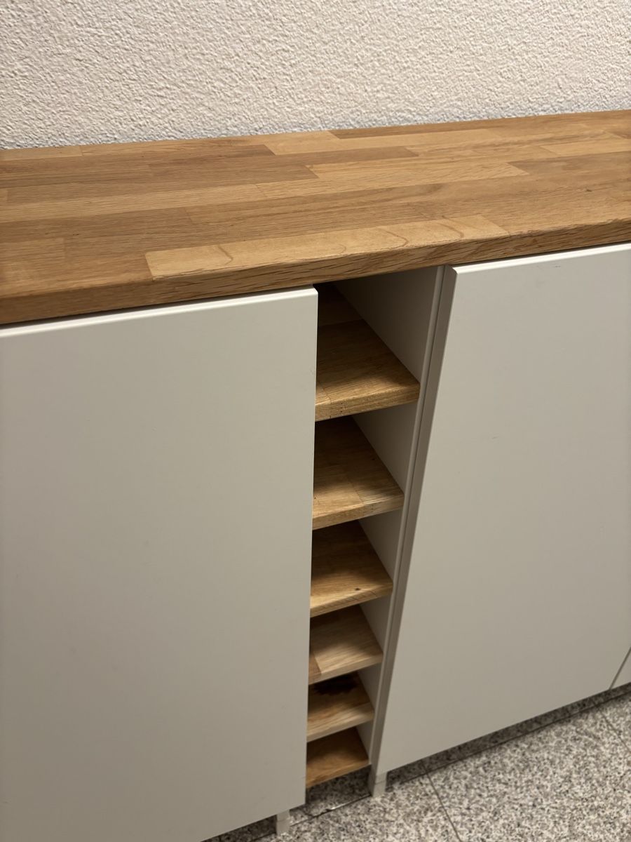 Cassettiere: Sideboard weiss mit Holzplatte – Usato da Zürich venduto da nic_x8t7 1