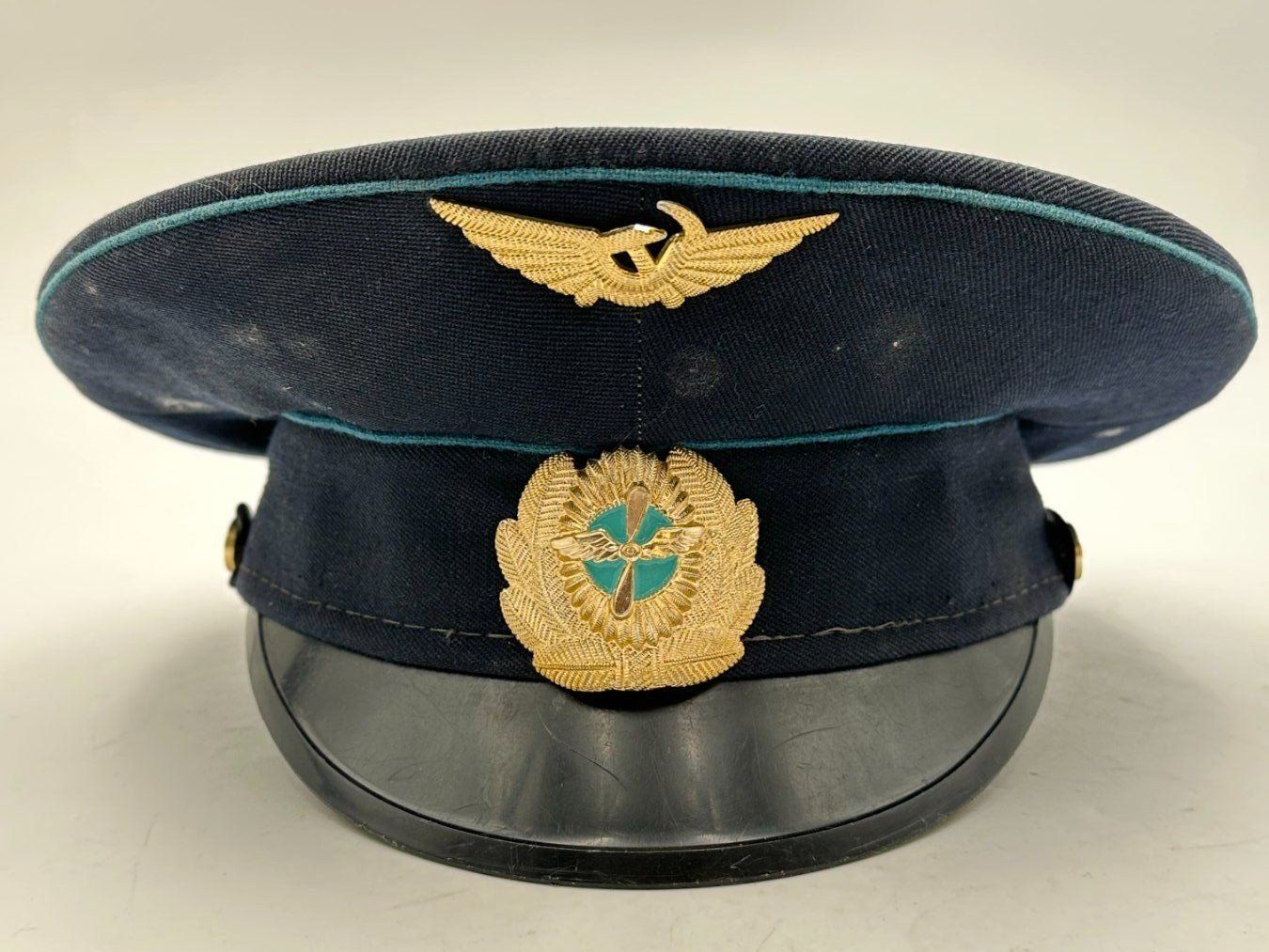 Uniformi: Offizierskappe Gr. 55 UdSSR Piloten Hut Armee? – Usato da Luzern venduto da Lager6640