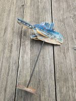 Originelle Holzfisch-Skulptur, Deko-Objekt mit Charakter!