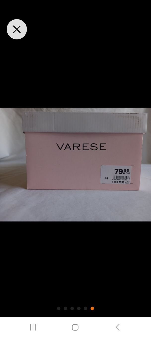 Damenschuhe: Sneaker Varese Gr. 41 neu, Leder/Textil – Neu und originalverpackt aus Bad Ragaz von Ansial 4