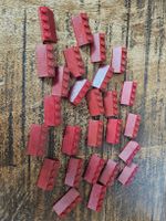 lego 3037 lot de 25 pièces Dark Red Slope 45 2 x 4