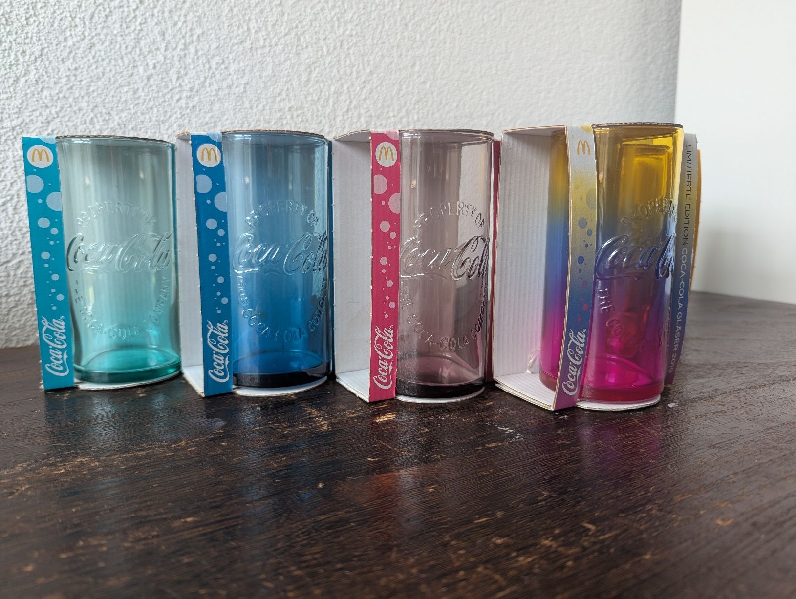 Coca-Cola Gläser: 7 Coca-Cola Gläser SET, limitierte Edition 2019, neu – Neu (gemäss Beschreibung) aus Buchs Sg von chr_mrj9 1