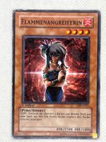 Yu-Gi-Oh Karte Flammenangreiferin 1. Auflage