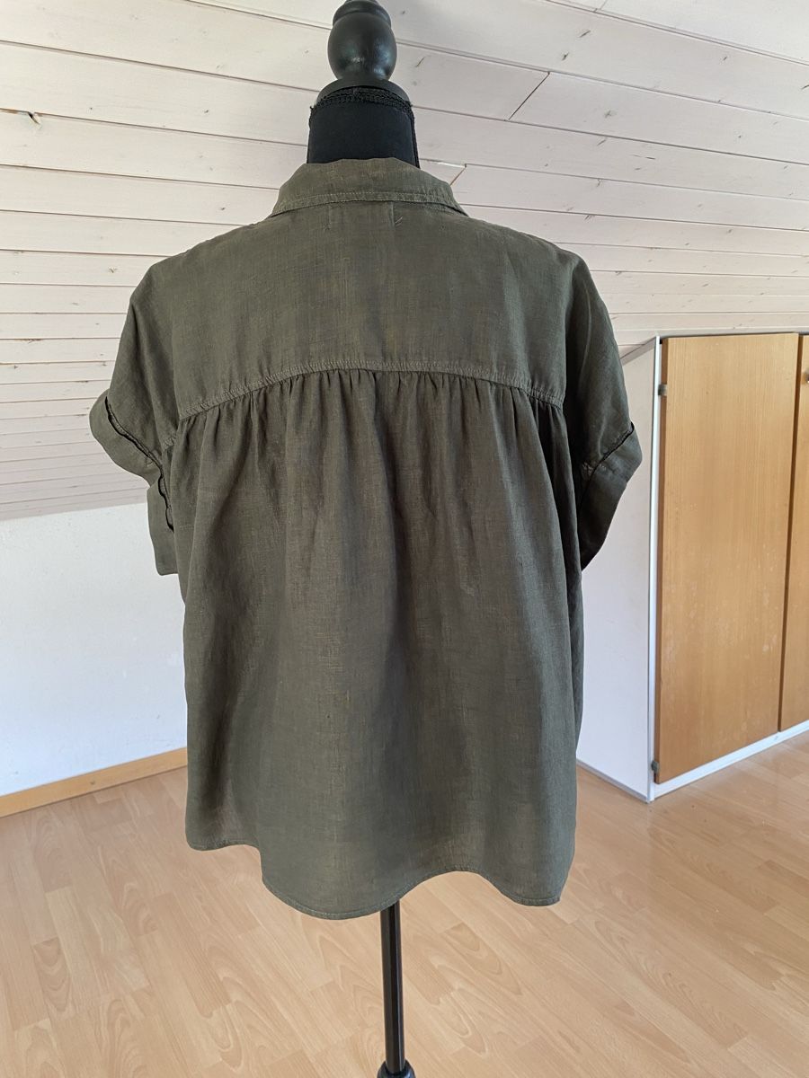 Camicette: Velvet Graham Spencer Bluse Olive Gr. M – Usato da Buochs venduto da H16 1