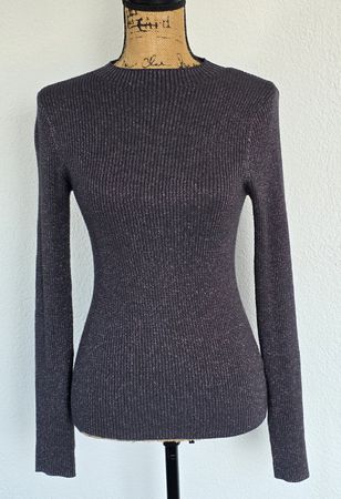 Zarina Basic Pulli, Gr. M,  DunkelGrau-Glitzernd, Neu ✨