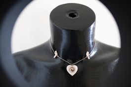 Modeschmuck Kette , verm. Stein