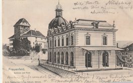 AK  Frauenfeld Schloss mit Post 1904