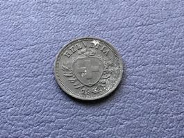 1 Rappen 1942 ungereinigt
