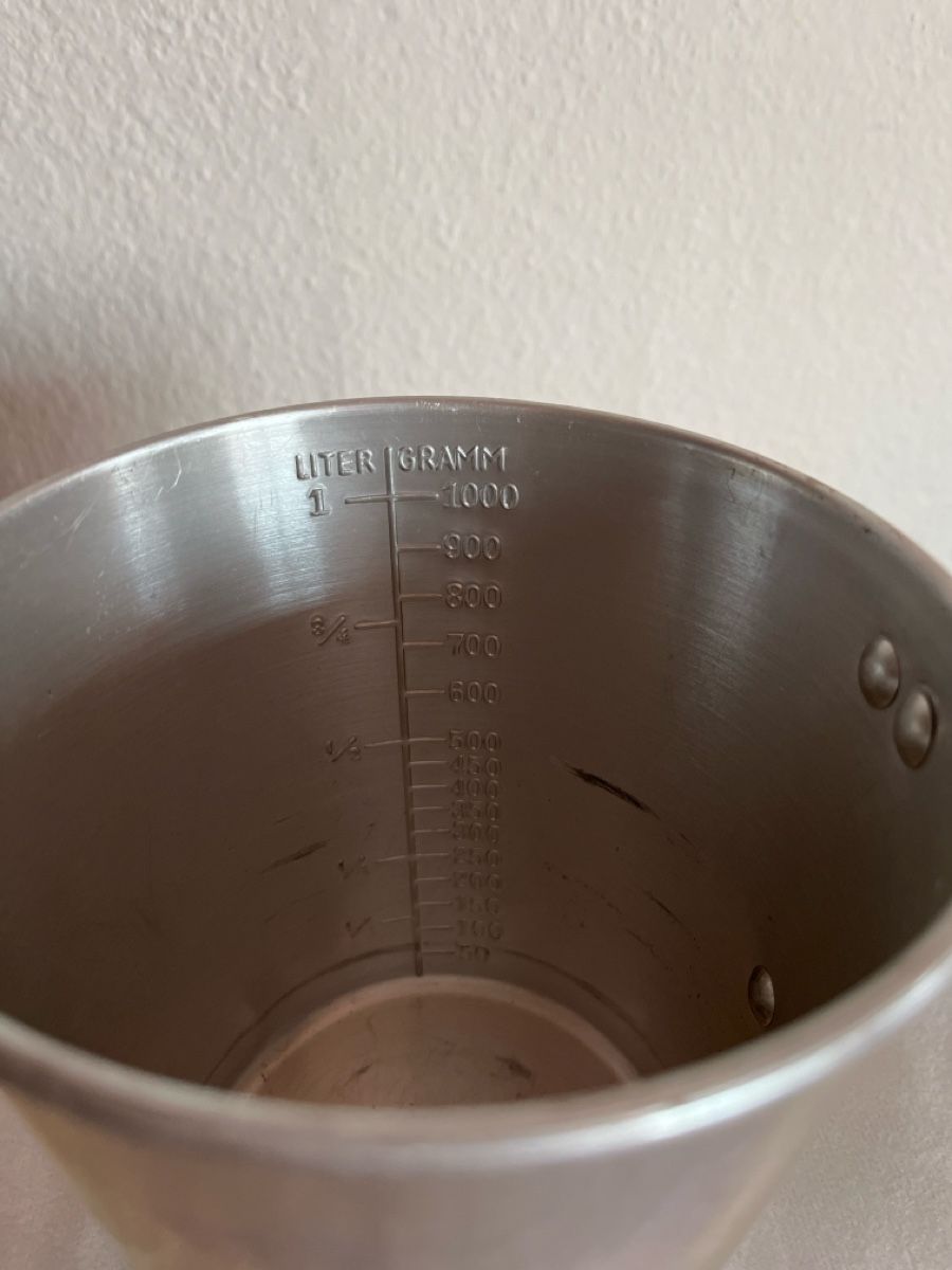 Behälter & Ähnliches: Messbecher Marco Aluminium mit Skala 1 Liter – Gebraucht aus Dübendorf von Gfenni 2