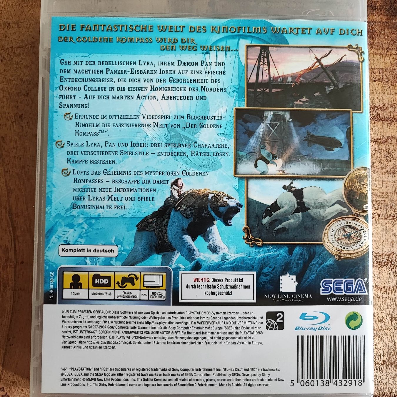 Sony Giochi: PS3 Der Goldene Kompass Videospiel Game – Usato da Dübendorf venduto da kb86_MOVIE 1