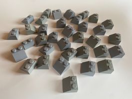 LEGO - 35 - GRAUE - DACHSTEINE - 2 X 2