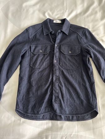 CLOSED Army Overshirt – Wolle/Baumwolle – Gr. S – Dunkelblau