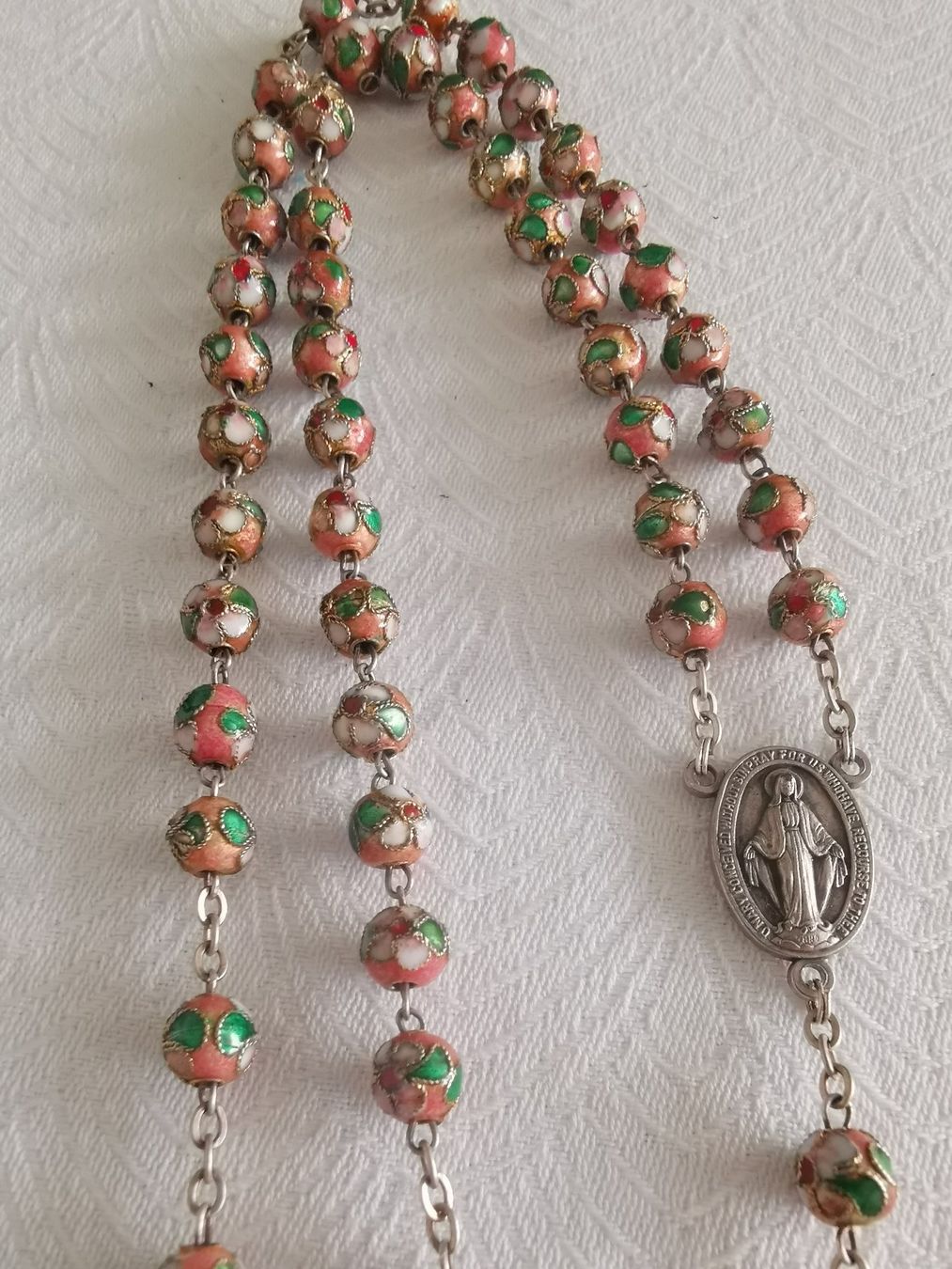 Catenine: SCH. CLOISONNE GEBETSKETTE – Usato da Allschwil venduto da Male54 3