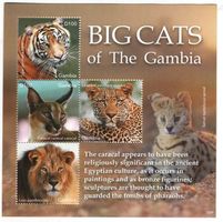 Block "Tiger, Leopard, Löwe, Karakal". Gambia