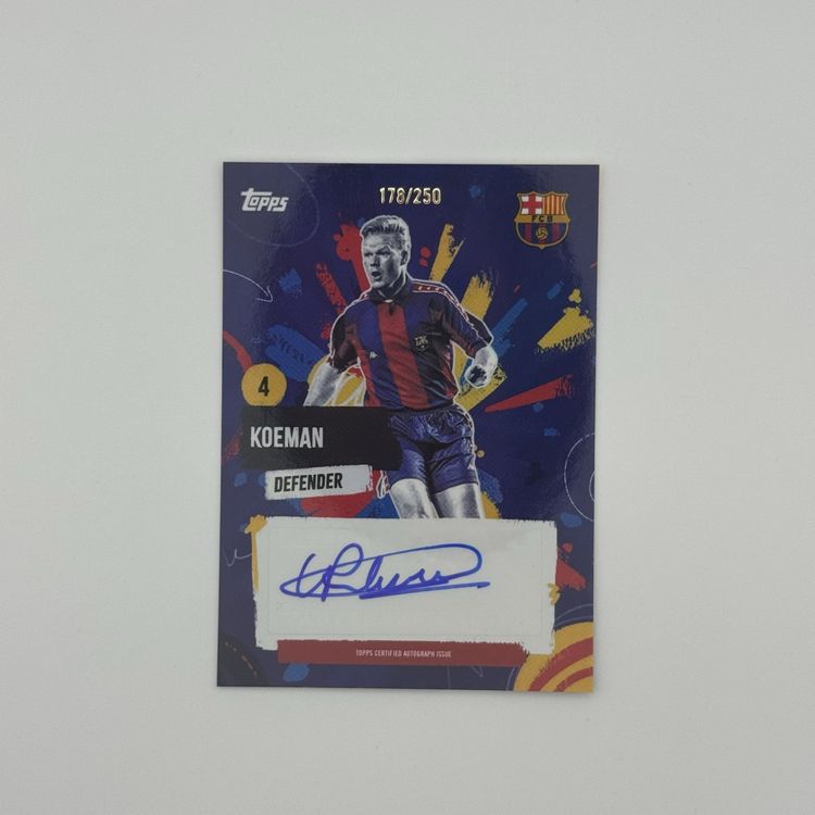 Photo Dédicacée / Autographe Ronald Koeman - Avec Certificat D'Authenticité (COA)