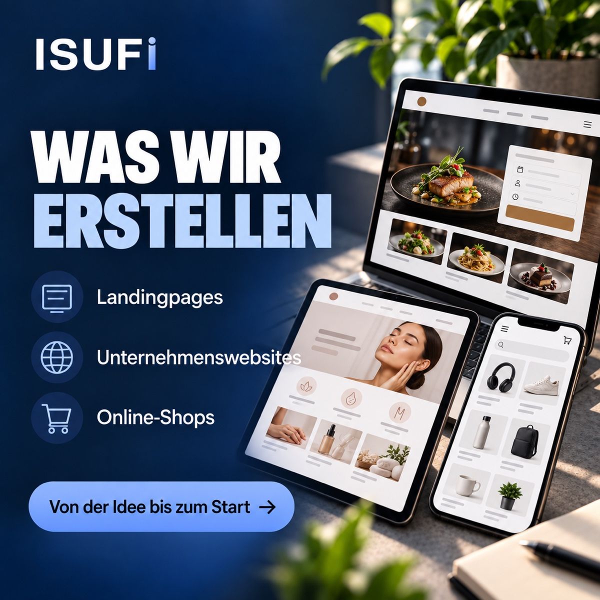 Sonstiges zu Computer & Netzwerk: Website, Online-Shop oder individuelle Weblösung | ISUFI – Neu und originalverpackt aus Wauwil von ISUFI 1