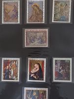 Serie francobolli Dahomey arte sacra come nuovo