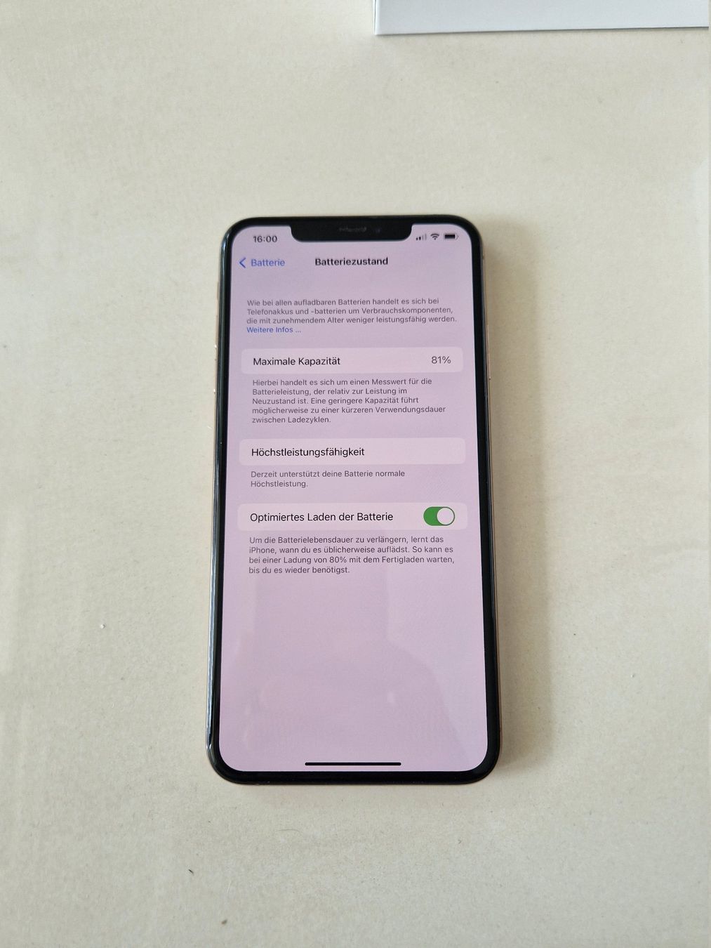 Apple Handys / Smartphones: iPhone Xs Max 64GB Gold 2314 – Gebraucht aus Münchenbuchsee von  3