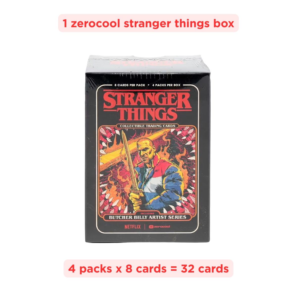 Topps Carte collezionabili: Stranger Things x Zerocool - Butcher Billy Sealed Box – Nuovo e nell'imballaggio originale da St-Légier-Chiésaz venduto da SwissCardReserve 1