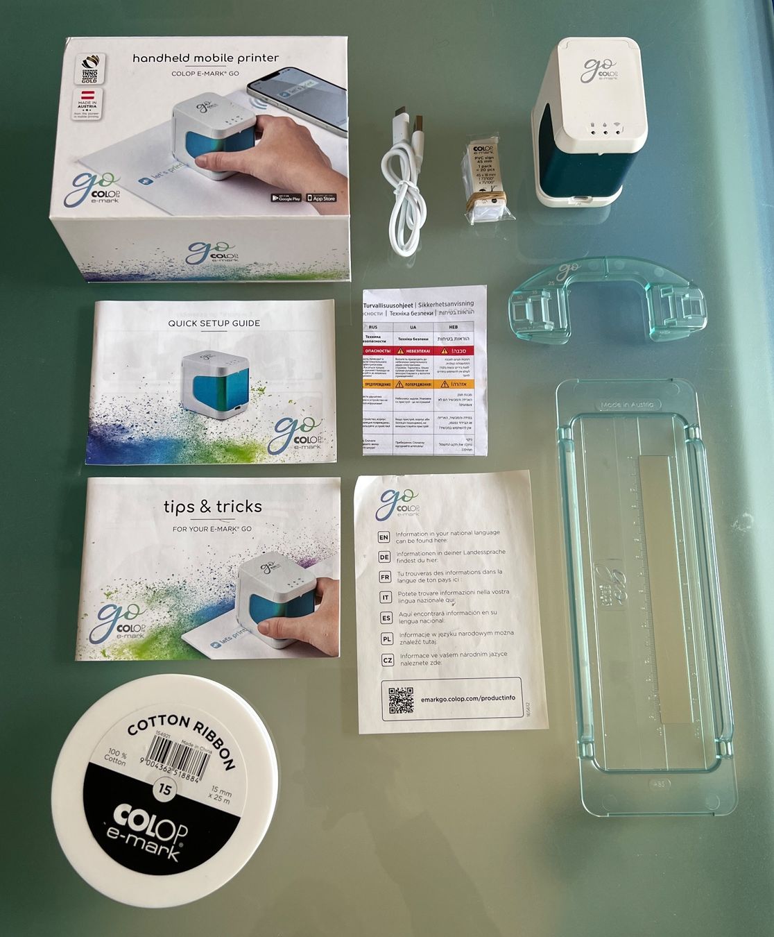 Stampanti: Colop e-mark go - mobiler Handdrucker – Usato da Brunnen venduto da Bonitoman 1