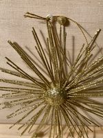 Gold Weihnachtsstern Christbaumschmuck Deko Anhänger 17cm