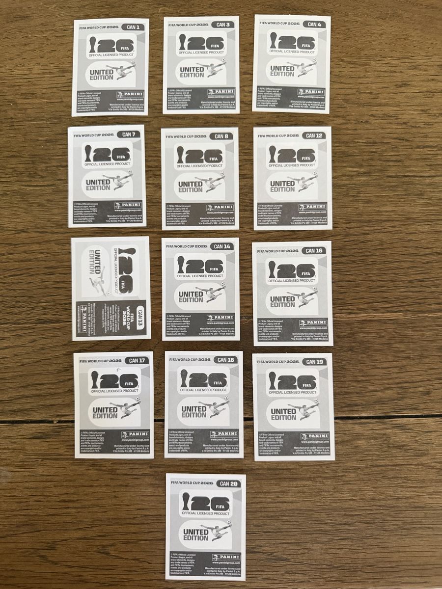 Panini Sammelbilder & Trading cards: Panini WM 2026 Stickers, Diverse Kanada – Neu (gemäss Beschreibung) aus Seengen von Gegu2 1