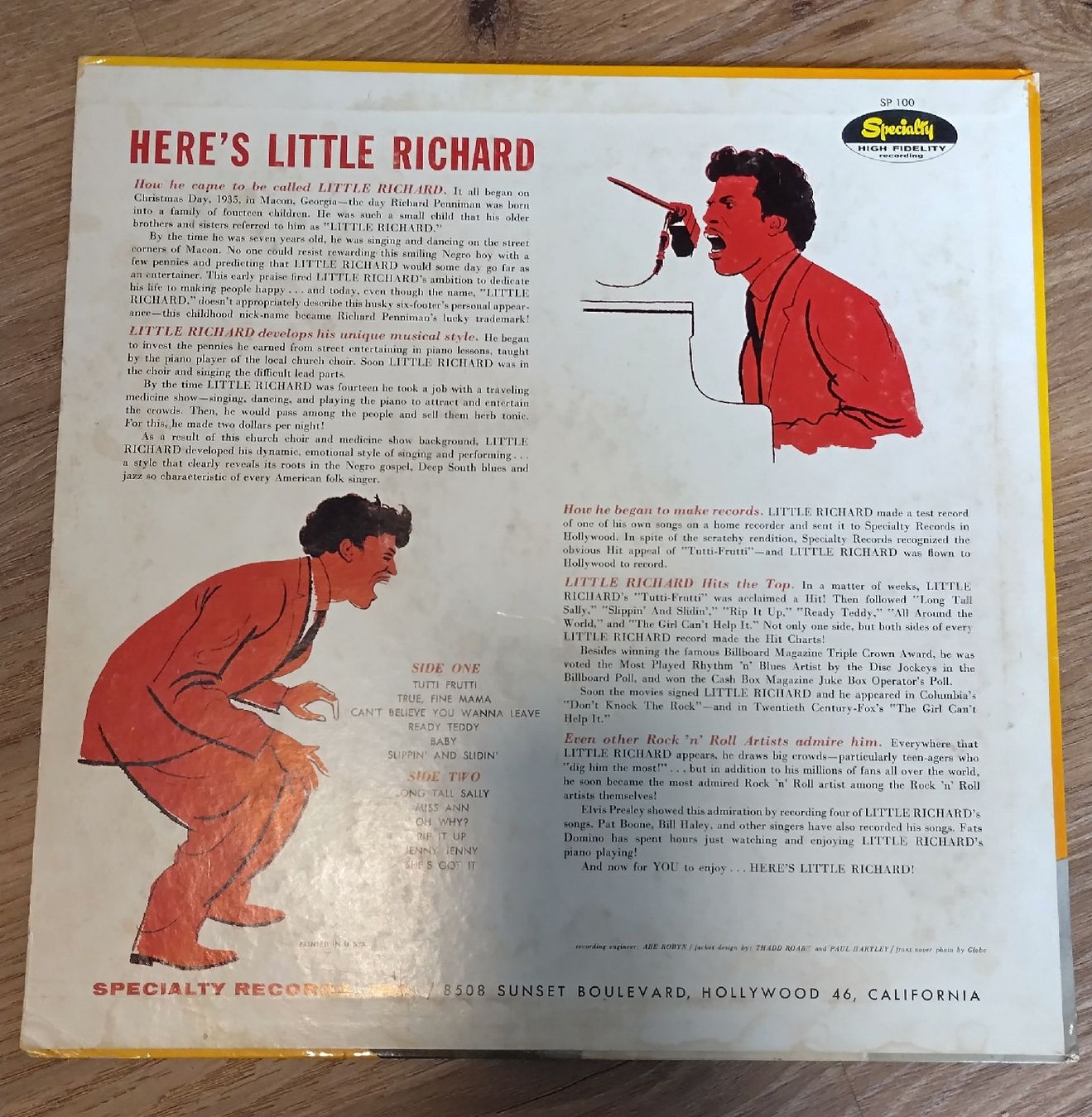 Dischi in vinile: Here's Little Richard - Erstpressung 1957 – Usato da Menznau venduto da khold82 1