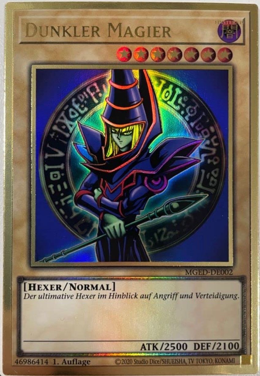 Yugioh Carte collezionabili: YuGiOh Gold Dunkler Magier – Usato da Altstätten SG venduto da ChangeMaker