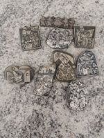 9 Fasnachts-Plaketten Sammlung, 61/77/67/63/65/82/78/60/80