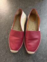 Espadrilles Damen Gucci Leder Canvas Grösse 39 neuwertig