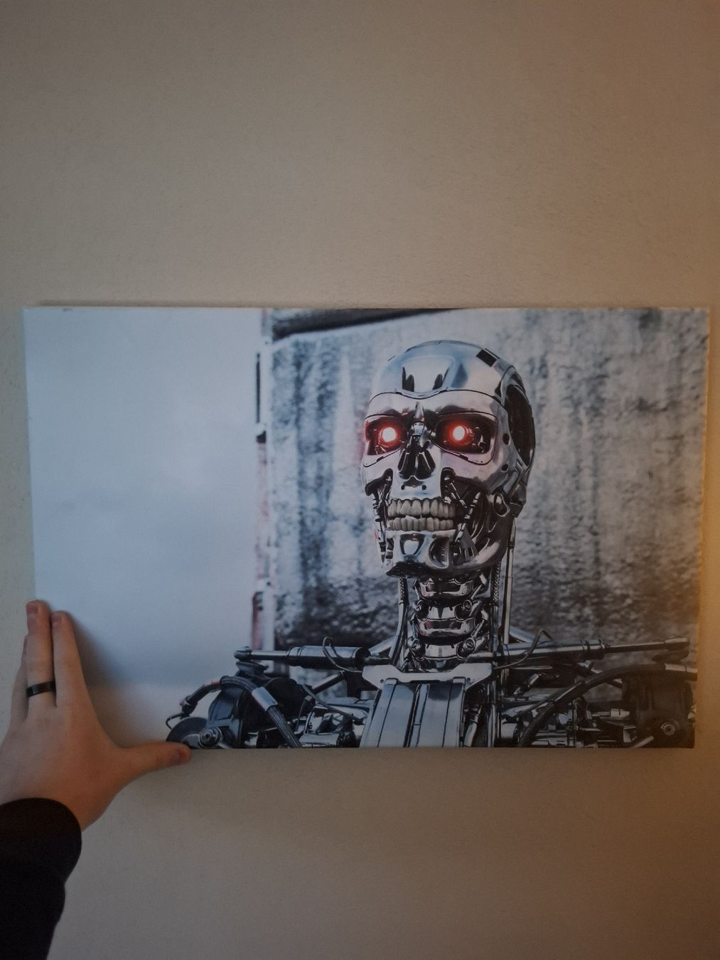 Poster & Bilder: Terminator Leindwand Bild – Gebraucht aus Schellenberg von R.Feigl_Vertrieb