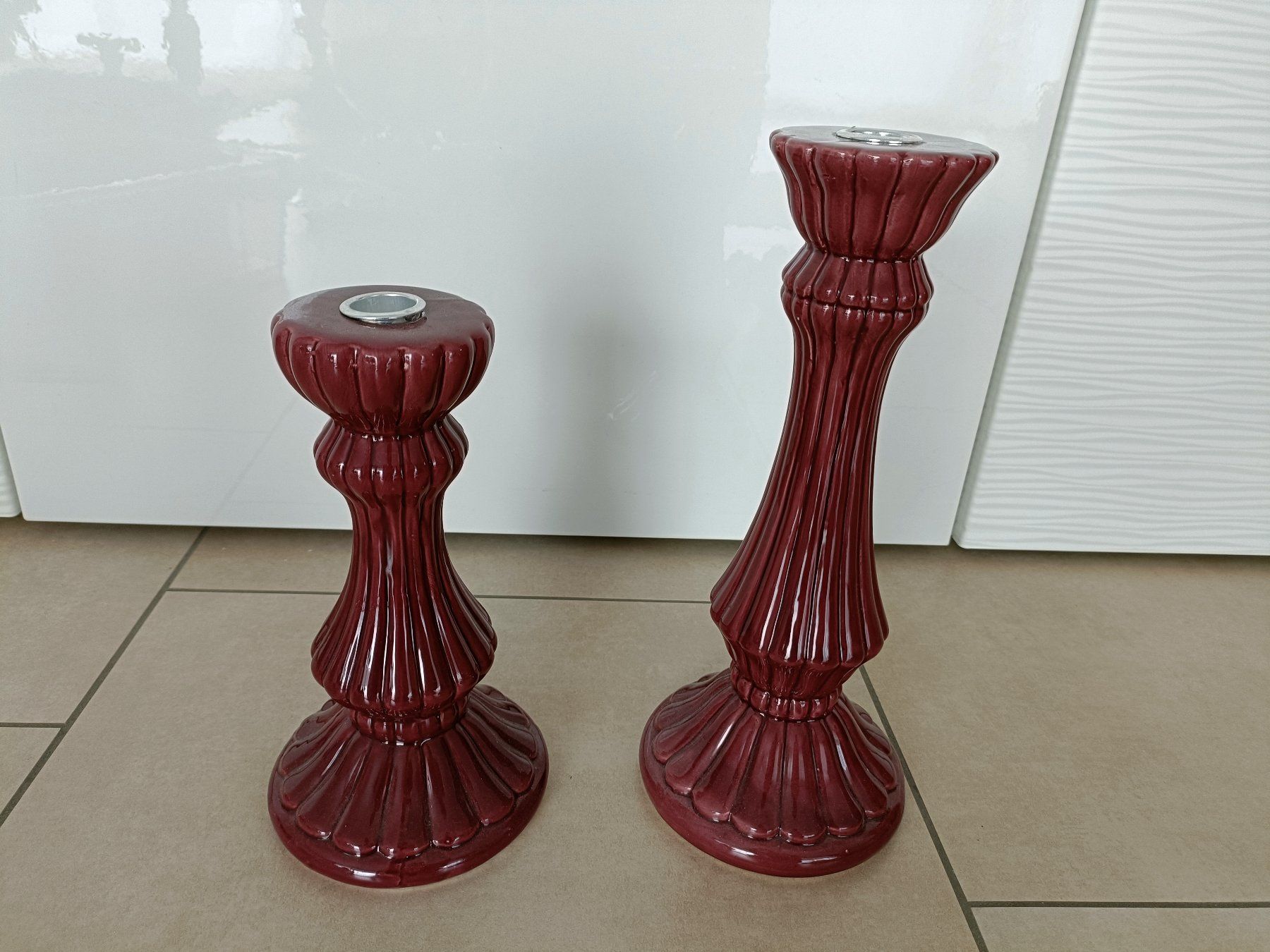 Tutte le decorazioni: Depot Kerzenständer / Kerzenhalter bordeaux – Nuovo (secondo la descrizione) da Rickenbach b. Wil venduto da Beautiful.Things