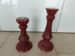 Depot Kerzenständer / Kerzenhalter bordeaux