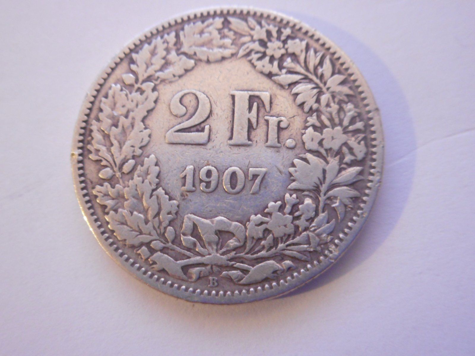 Tutti le monete: 2 Fr. 1907  silber  uralt – Usato da Kriegstetten venduto da pizlad2010