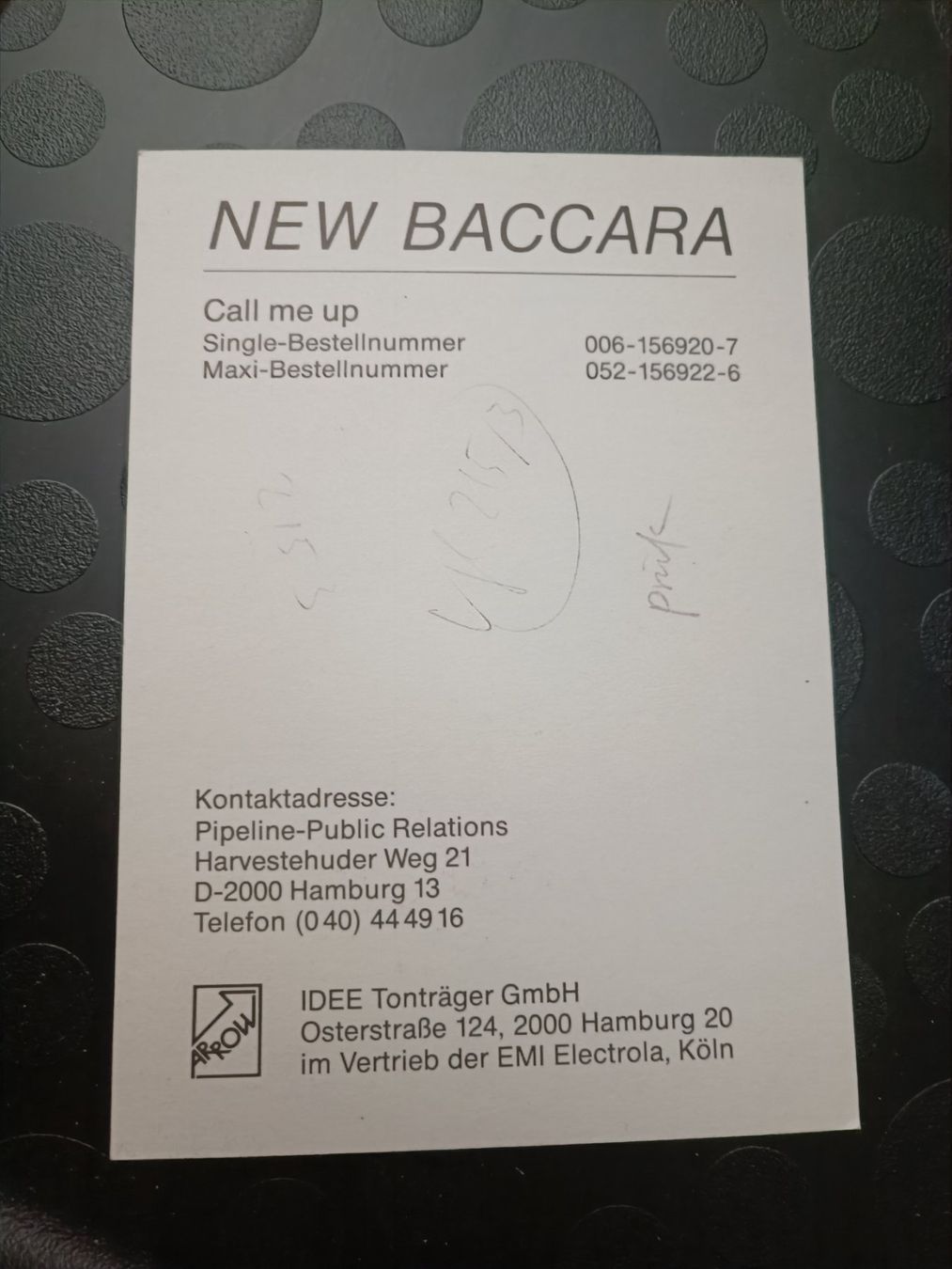 Autogramme: New Baccara / María Mendiola - handsigniert – Gebraucht aus Menziken von Artographs 1