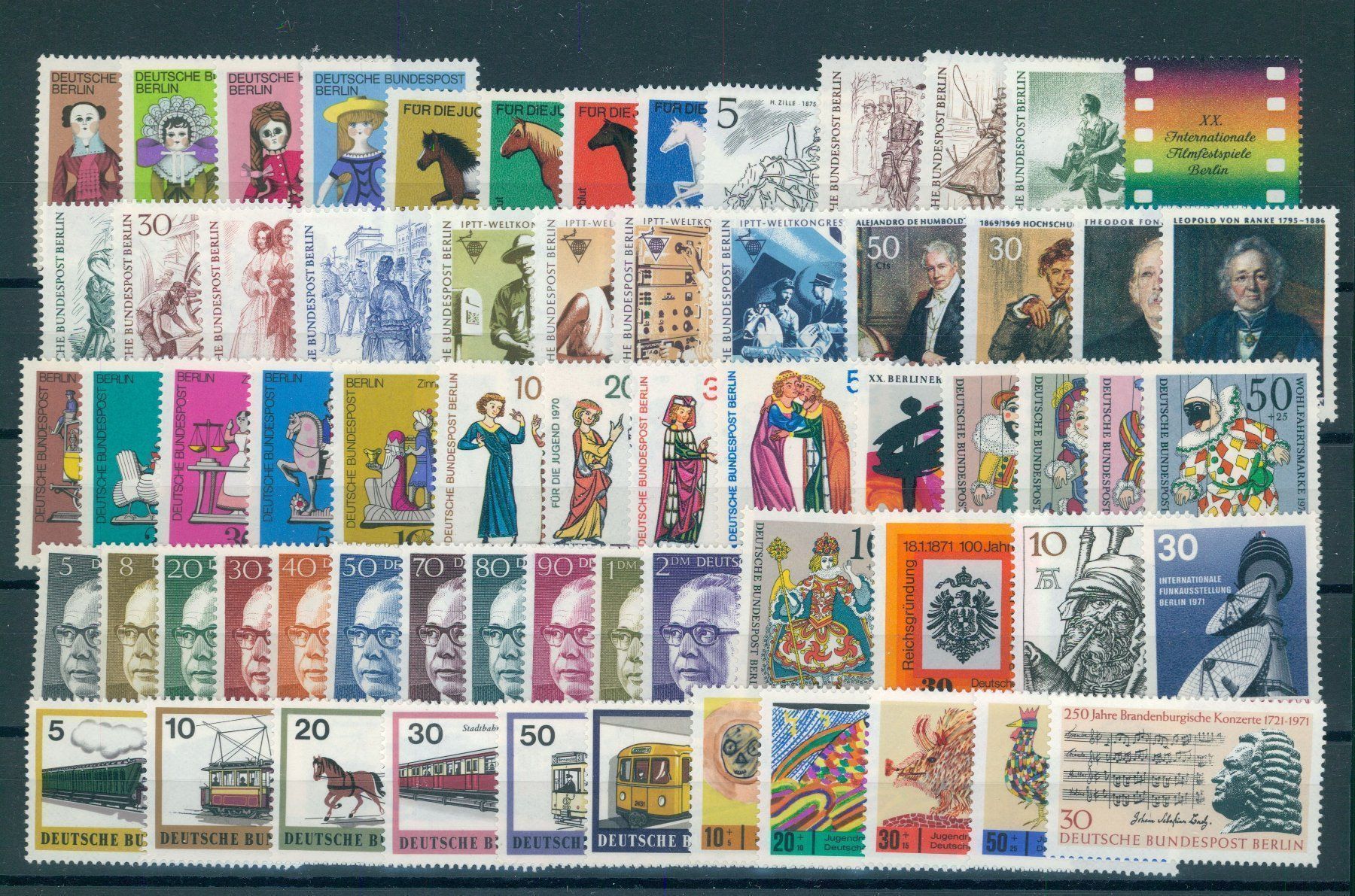 Alle Briefmarken: BERLIN, SUPERSAMMLUNG, 600 VERSCHIEDENE MARKEN POSTFRISCH ** – Neu (gemäss Beschreibung) aus Wetzikon ZH von Philimpex 2
